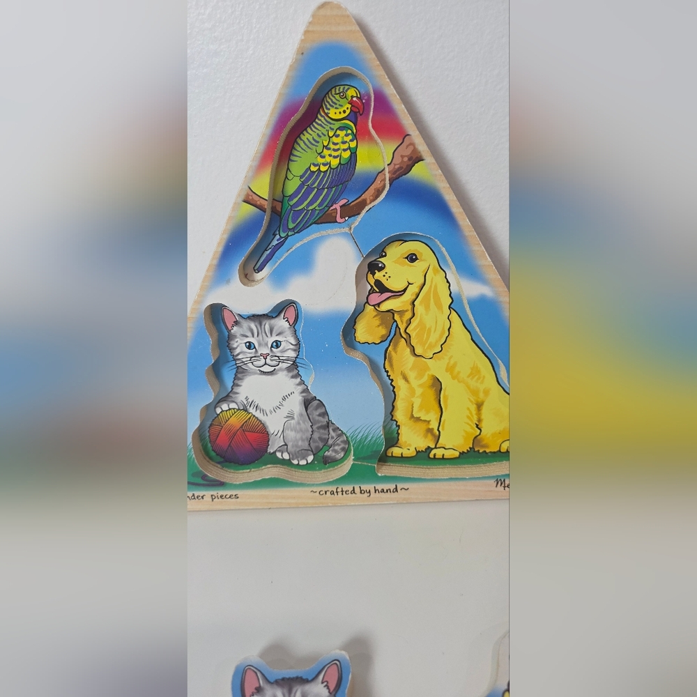💙Melissa & Doug Chunky Animal Puzzle - Picture 5 of 6